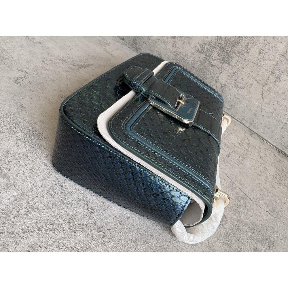 $345 Brahmin The Rosa Handbag Evergreen Kalopsia Crossbody Shoulder Bag NWT - Picture 3 of 8